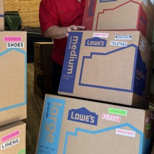 Mover with Labeled Boxes